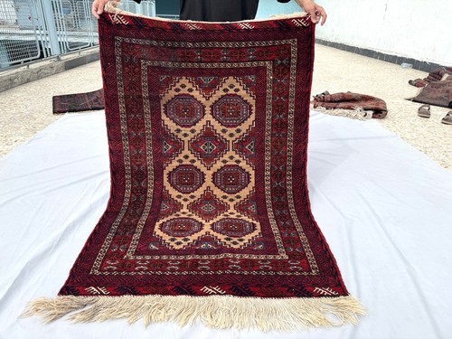 3x5 afghan hand - 3x5, knotted