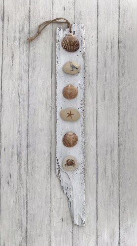 Hanging driftwood with - driftwood, glitter