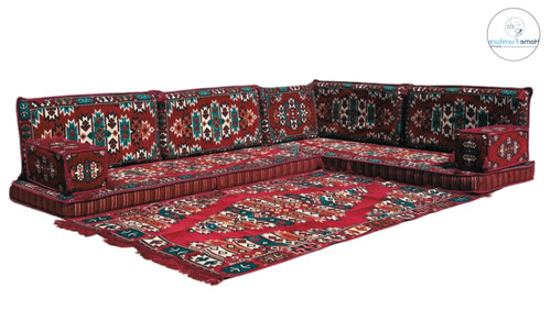 Shaped floor couch - shaped, arabic