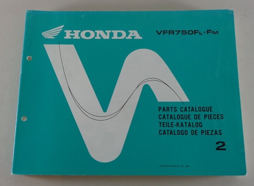 Parts catalogue honda - honda, 750