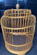 Vintage Round Asian Carved