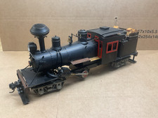 KITBUILT G GAUGE CLIMAX SHAY STEAM LOCOMOTIVE 25TON BRASS & WOOD BATTERY POWERED