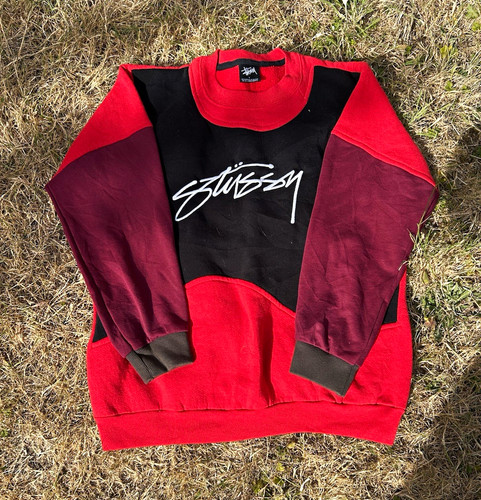 Stussy men colourblock - l,