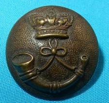 VICTORIAN DLI DURHAM LIGHT INFANTRY CORPS UNIFORM BUTTON QVC