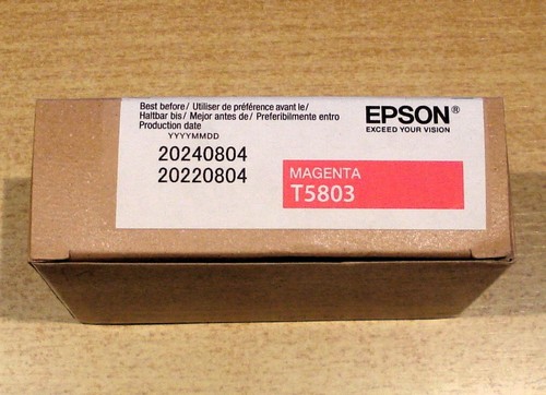 Genuine epson t5803 magenta - genuine,