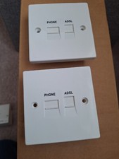 Assorted BT Phone and ADSL Sockets, Filters & Adaptors