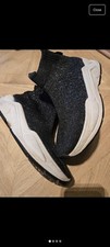 Girls Zara Glitter Sock Trainers Size 12 Uk