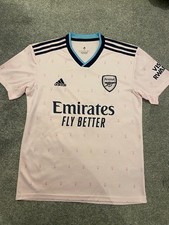 Arsenal 3rd Pink Shirt 2022/23 Small Brand New With Tags