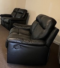 Leather Recliner Sofa 2-Seater