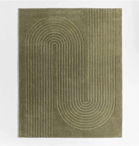 Hand tufted wool carpet - hand,