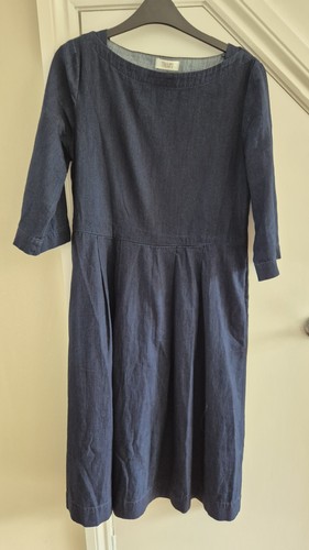 Toast denim blue cotton dress - toast,