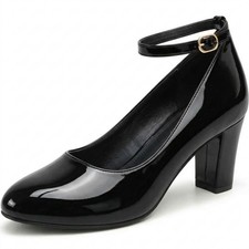 Women Ladies Block Heel Ankle