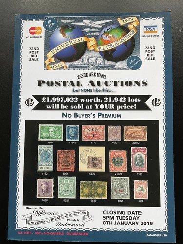 Universal philatelic auctions - universal,