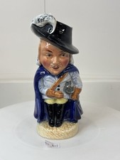 ANTIQUE POTTERY BURLINGTON WARE "CAVALIER" 7 1/4" TOBY MUG