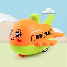 Kids Push Toy Plane With
