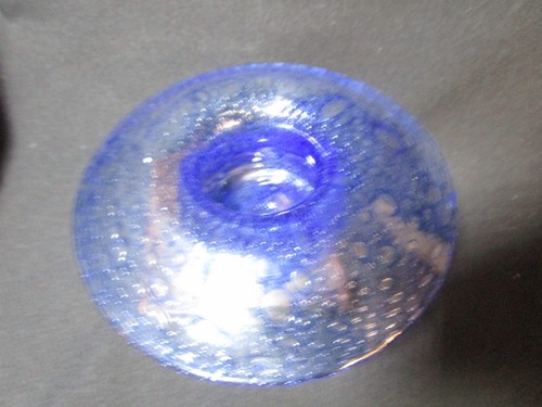 Lovely vintage blue glass - ,