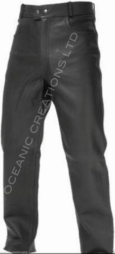 Mens black real leather - mens,