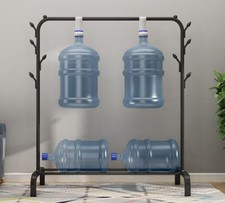 5ft Metal Clothes Rail Rack Heavy Duty Garment Hanger Coat Stand and Shoe Shelf