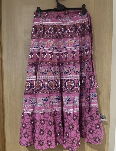 Long cotton skirt maxi - skirt,