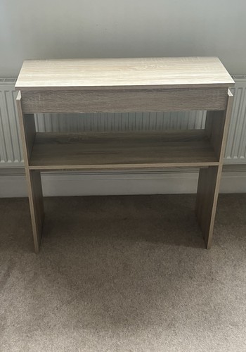 Grey oak finish - grey, table