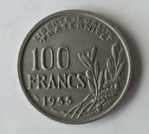 1955 france 100 francs coin - 1955,