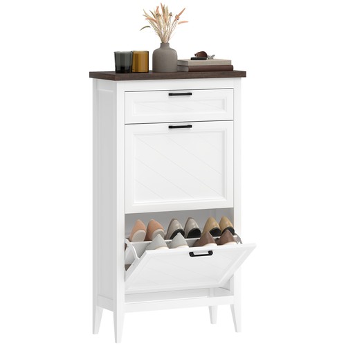 Homcom shoe cabinet with - homcom,
