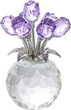 Crystal Purple Rose Bouquet