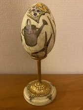 REAL Goose Egg Decorated On