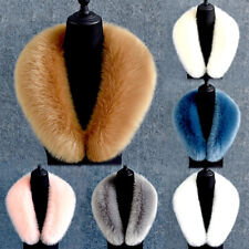 90cm Faux Fur Collar Winter Women Ladies Fake Fur Shawl Scarf Stole Wrap Warm UK