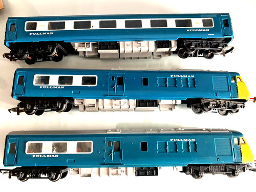 Triang blue pullman car set - triang,
