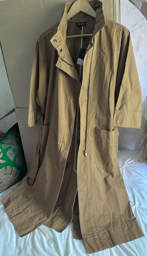 Topshop camel cotton trench - topshop,