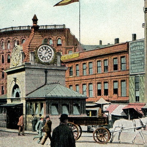 C1900s boston postcard - boston,, ma