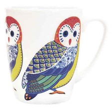 Queens Paradise Birds Owl Mug