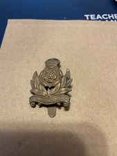 100% Genuine WW2  Intelligence Corps Brass Cap Badge BIN £9.99