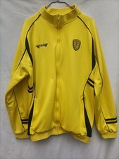 Mens Burton Albion FC Football Tag zip up Jacket Mens 2XL XXL yellow 