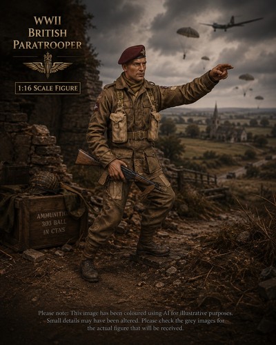 Ww2 british paratrooper - british, in