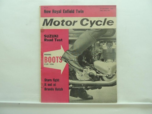 Oct 1963 motorcycle magazine - 1963,