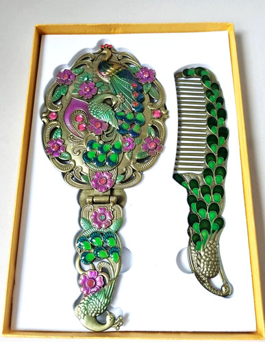 Vintage vanity set comb - set,
