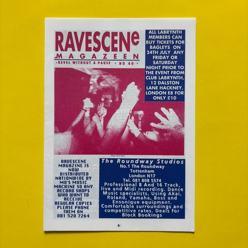Ravescene magazine issue - magazine,