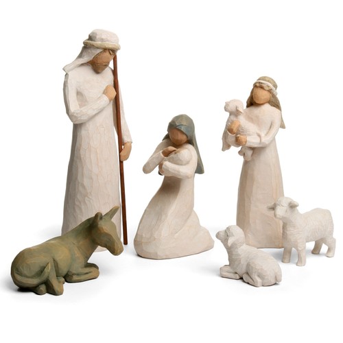 Willow tree nativity - nativity, set