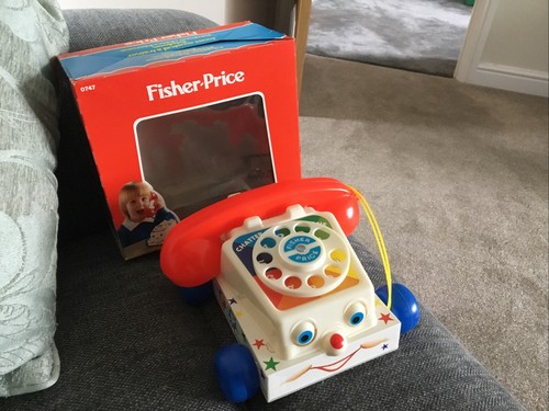 Vintage chatter phone fisher - ,