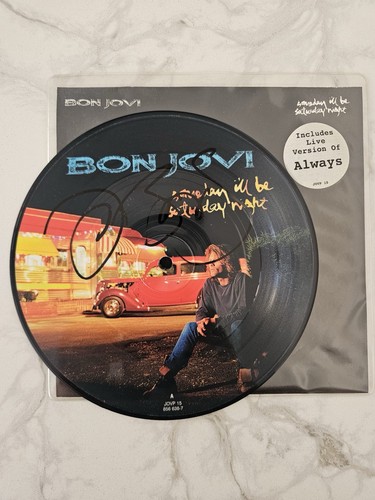 Bon jovi signed 7inch - bon,