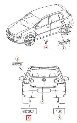 Volkswagen golf mk5 new rear - volkswagen,