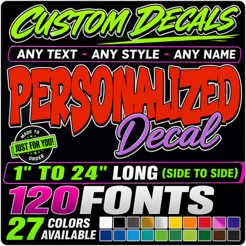 Custom vinyl decal sticker - vinyl,