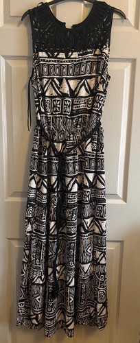 Roman black and white - white, maxi