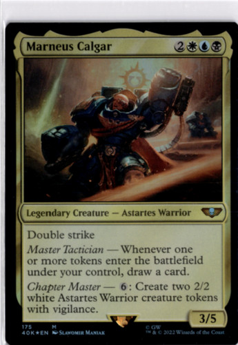 Mtg 40k foil marneus calgar - mtg, *foil