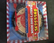 BULLSEYE:  Bully's Quiz Book With Magnetic Dart Board & Quiz Book 2021 New