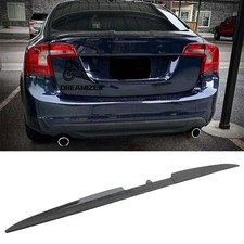 Carbon Fiber Adjustable Rear Roof Boot Trunk Spoiler Tail Wing For Volvo S40 S60