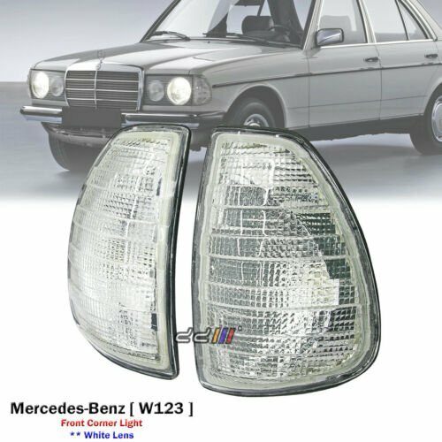White front corner light - white,