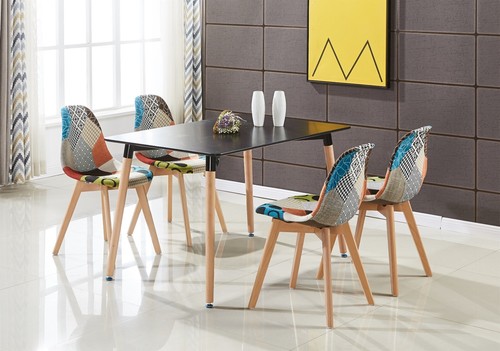 Patchwork halo dining set 4 - halo,